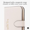 image:imagekate spade new york Morgan Magnetic Phone WalletCard Holder  Compatible with MagSafe Phones and Cases  Chalk PinkMorgan  Cream