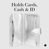 image:imagekate spade new york Morgan Magnetic Phone WalletCard Holder  Compatible with MagSafe Phones and Cases  Chalk PinkMorgan  Metallic Silver