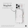 image:imagekate spade new york Morgan Magnetic Phone WalletCard Holder  Compatible with MagSafe Phones and Cases  Chalk PinkMorgan  Metallic Silver