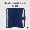 image:imagekate spade new york Morgan Magnetic Phone WalletCard Holder  Compatible with MagSafe Phones and Cases  Chalk PinkMorgan  Navy