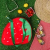 image:imagekate spade new york Novelty Shaped Large Capacity Insulated Cooler Tote Bag Fruit Theme Soft Sided Portable Beach Cooler with Shoulder Strap Strawberry