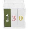 image:imagekate spade new york Perpetual Calendar Pencil Cup 4 x 4 Desktop Organizer with Month amp Day Slider Blocks Cute amp Functional Office Desk Accessory for Home or Work New York Dream