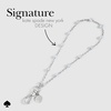 image:imagekate spade new york Phone Charm Wrist Strap  Detachable Cell Phone Lanyard  High ShineDazzle Chain Silver