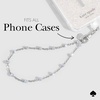 image:imagekate spade new york Phone Charm Wrist Strap  Detachable Cell Phone Lanyard  High ShineDazzle Chain Silver