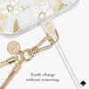image:imagekate spade new york Phone Charm Wrist Strap  Detachable Cell Phone Lanyard  High ShineHeart of Gold