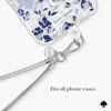 image:imagekate spade new york Phone Charm Wrist Strap  Detachable Cell Phone Lanyard  High ShineHeart of Silver