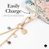 image:imagekate spade new york Phone Charm Wrist Strap  Detachable Cell Phone Lanyard  High ShineHigh Shine