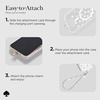 image:imagekate spade new york Phone Charm Wrist Strap  Detachable Cell Phone Lanyard  High ShineRock Candy