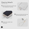 image:imagekate spade new york Phone Charm Wrist Strap  Detachable Cell Phone Lanyard  High ShineSea Pearl