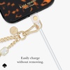 image:imagekate spade new york Phone Charm Wrist Strap  Detachable Cell Phone Lanyard  High ShineSet in Stone