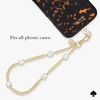 image:imagekate spade new york Phone Charm Wrist Strap  Detachable Cell Phone Lanyard  High ShineSet in Stone