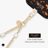 image:imagekate spade new york Phone Charm Wrist Strap  Detachable Cell Phone Lanyard  High ShineSet in Stone