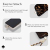 image:imagekate spade new york Phone Charm Wrist Strap  Detachable Cell Phone Lanyard  High ShineTortoise Bead