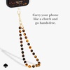 image:imagekate spade new york Phone Charm Wrist Strap  Detachable Cell Phone Lanyard  High ShineTortoise Bead