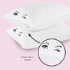 image:imagekate spade new york Pillows 20 x 28 233 Thread Count Medium Firm Pillows Ideal for All Sleep Positions Set of 2 Queen WhiteQueen