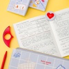 image:imagekate spade new york Reading Kit Set with Book Journal Ballpoint Pen Book Holder Novelty Decision Coin and Zipper Canvas Pouch Park Picnic