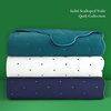 image:imagekate spade new york Scalloped Edge Euro Sham 26 x 26 Decorative Pillow Cover Single 100 Cotton Cover Machine Washable NavyBlue Spruce