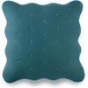 image:imagekate spade new york Scalloped Edge Euro Sham 26 x 26 Decorative Pillow Cover Single 100 Cotton Cover Machine Washable NavyBlue Spruce