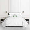 image:imagekate spade new york Scalloped Edge Euro Sham 26 x 26 Decorative Pillow Cover Single 100 Cotton Cover Machine Washable NavyBright White