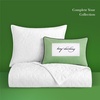 image:imagekate spade new york Scalloped Edge Euro Sham 26 x 26 Decorative Pillow Cover Single 100 Cotton Cover Machine Washable NavyBright White
