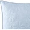 image:imagekate spade new york Scalloped Edge Euro Sham 26 x 26 Decorative Pillow Cover Single 100 Cotton Cover Machine Washable NavyHalogen Blue