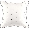 image:imagekate spade new york Scalloped Edge Euro Sham 26 x 26 Decorative Pillow Cover Single 100 Cotton Cover Machine Washable NavyMarshmallow