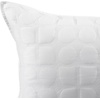 image:imagekate spade new york Scalloped Edge Euro Sham 26 x 26 Decorative Pillow Cover Single 100 Cotton Cover Machine Washable NavyMarshmallow