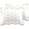 image:imagekate spade new york Scalloped Edge Euro Sham 26 x 26 Decorative Pillow Cover Single 100 Cotton Cover Machine Washable NavyMarshmallow