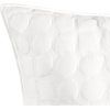 image:imagekate spade new york Scalloped Edge Euro Sham 26 x 26 Decorative Pillow Cover Single 100 Cotton Cover Machine Washable NavyMarshmallow