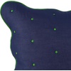 image:imagekate spade new york Scalloped Edge Euro Sham 26 x 26 Decorative Pillow Cover Single 100 Cotton Cover Machine Washable NavyNavy