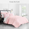 image:imagekate spade new york Scalloped Edge Euro Sham 26 x 26 Decorative Pillow Cover Single 100 Cotton Cover Machine Washable NavyPink