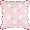 image:imagekate spade new york Scalloped Edge Euro Sham 26 x 26 Decorative Pillow Cover Single 100 Cotton Cover Machine Washable NavyPink