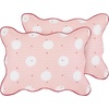 image:imagekate spade new york Scalloped Edge Euro Sham 26 x 26 Decorative Pillow Cover Single 100 Cotton Cover Machine Washable NavyPink