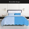 image:imagekate spade new york Scalloped Edge Euro Sham 26 x 26 Decorative Pillow Cover Single 100 Cotton Cover Machine Washable NavyWindy Blue