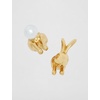 image:imagekate spade new york Secret Garden StudsCreamGold Bunny