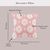 image:imagekate spade new york Spade Floral Decorative Pillow 20 x 20 Throw Pillow for Bed or Sofa Textured Cotton and Polyester Blend Cover PinkPink