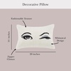 image:imagekate spade new york Spade Floral Decorative Pillow 20 x 20 Throw Pillow for Bed or Sofa Textured Cotton and Polyester Blend Cover PinkWhite
