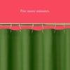 image:imagekate spade new york Squeaky Clean Color Block Shower Curtain 72 in x 72 in Made from 100 Cotton Machine Washable Black and White Shower CurtainGreen