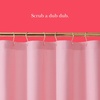 image:imagekate spade new york Squeaky Clean Color Block Shower Curtain 72 in x 72 in Made from 100 Cotton Machine Washable Black and White Shower CurtainPink