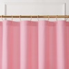 image:imagekate spade new york Squeaky Clean Color Block Shower Curtain 72 in x 72 in Made from 100 Cotton Machine Washable Black and White Shower CurtainPink