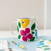 image:imagekate spade new york Stainless Steel Insulated Mug with Handle and Lid 16 Ounce Double Wall Tumbler Reusable Coffee Travel Mug for Hot and Cold Drinks Hidden GardenPainterly Blooms