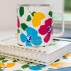 image:imagekate spade new york Stainless Steel Insulated Mug with Handle and Lid 16 Ounce Double Wall Tumbler Reusable Coffee Travel Mug for Hot and Cold Drinks Hidden GardenPainterly Blooms