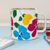 image:imagekate spade new york Stainless Steel Insulated Mug with Handle and Lid 16 Ounce Double Wall Tumbler Reusable Coffee Travel Mug for Hot and Cold Drinks Hidden GardenPainterly Blooms