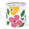 image:imagekate spade new york Stainless Steel Insulated Mug with Handle and Lid 16 Ounce Double Wall Tumbler Reusable Coffee Travel Mug for Hot and Cold Drinks Hidden GardenPainterly Blooms