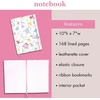 image:imagekate spade new york Take Note XL Notebook Journal Vegan Leather Hardcover Journal Diary Includes 168 Lined Pages 11 x 7 Writing Pad Joyful Garden