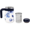 image:imagekate spade new york Travel Tea Mug16 oz Stainless Steel Thermal Mug with Tea Infuser Floral ToileFloral Toile