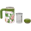 image:imagekate spade new york Travel Tea Mug16 oz Stainless Steel Thermal Mug with Tea Infuser Floral ToileHidden Garden