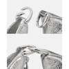 image:imagekate spade new york Womens Duo Crossbody BagCrinkle Metallic Silver