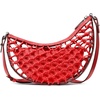 image:imagekate spade new york Womens Duo Crossbody BagHeirloom Tomato Knotted Woven