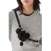 image:imagekate spade new york Womens Duo Crossbody BagShearling Black With Bear Charm